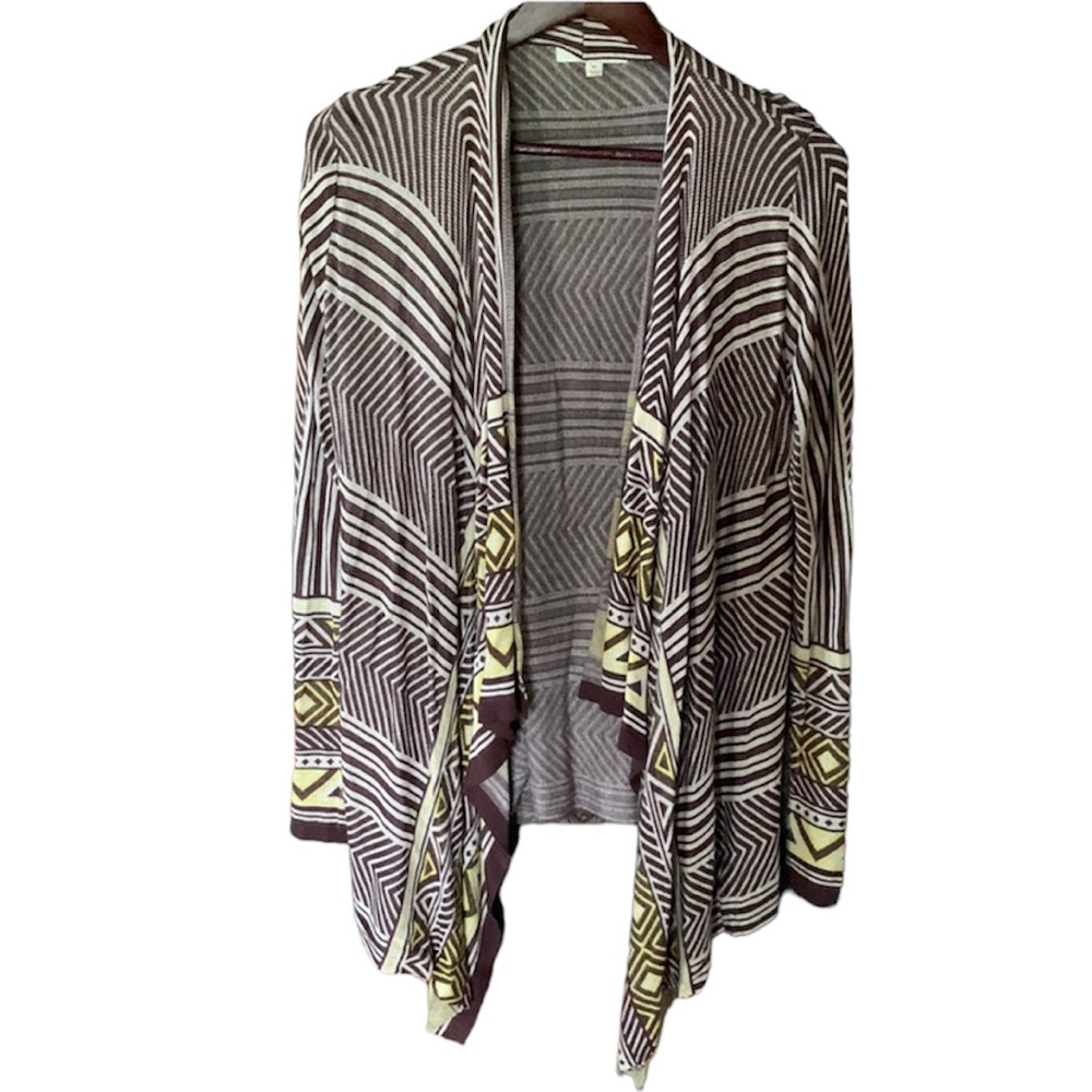 Umgee long line neon cardigan boho Aztec southwest